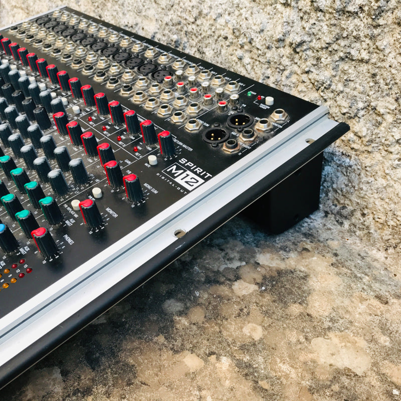 SOUNDCRAFT SPIRIT M12 20-Channel 4 Aux Analog Mixer with