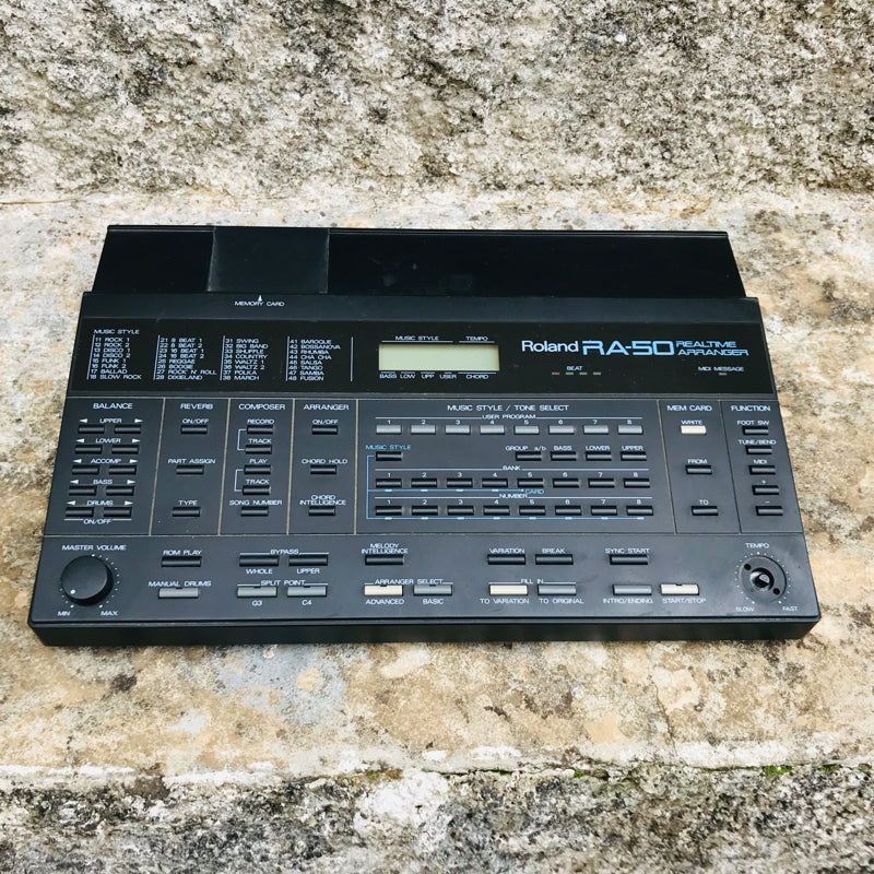ROLAND RA-50 Realtime Arranger 1980s Modulo Sintetizzatore con