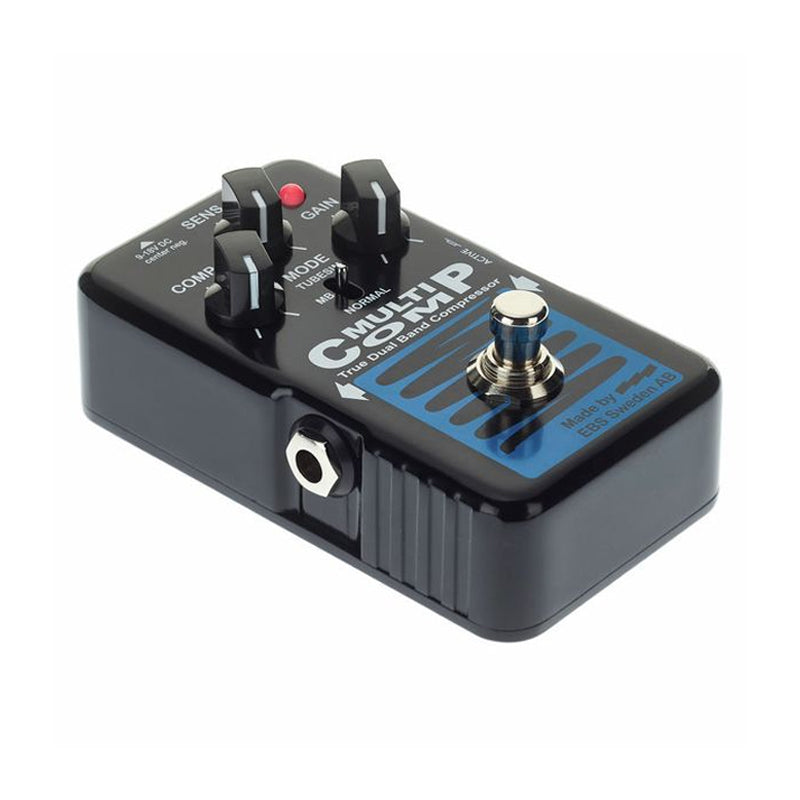 EBS MultiComp Blue Label True Dual Band Compressor Effect Pedal