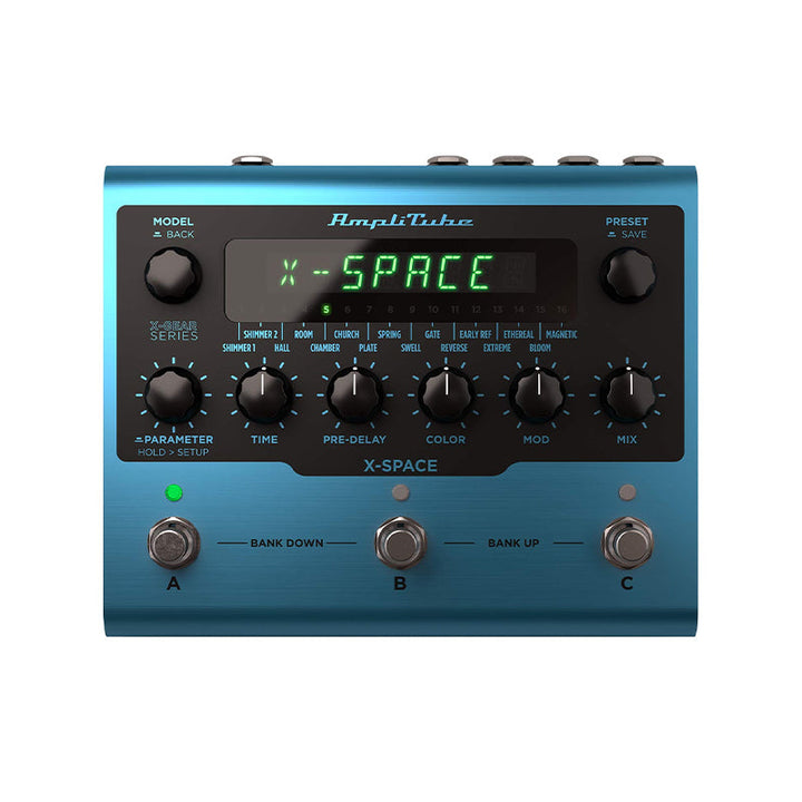 IK MULTIMEDIA AmpliTube X-Space Reverb Multi-Effects Pedal Usato