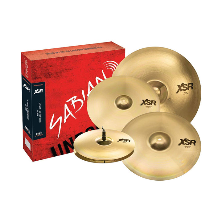 SABIAN XSR Performance Set + Crash 18" in Omaggio Kit di Piatti per Batteria