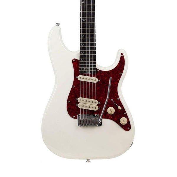 SCHECTER MV-6 OWHT Olympic White Electric Guitar Usato