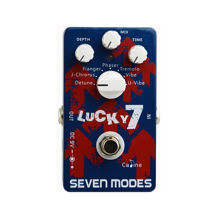 CALINE CP-38 Lucky 7 Seven Modes Modulation Multi-Effect Pedal