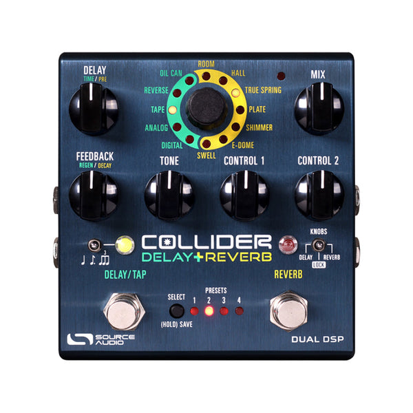 SOURCE AUDIO SA263 Collider Delay+Reverb Dual DSP Effect Pedal