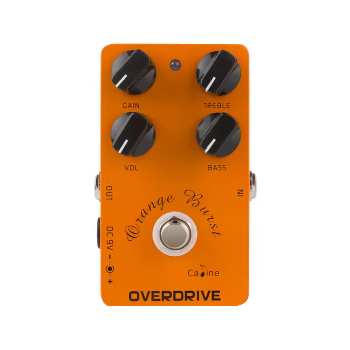 CALINE CP-18 Orange Burst Digital Overdrive Guitar Effect Pedal