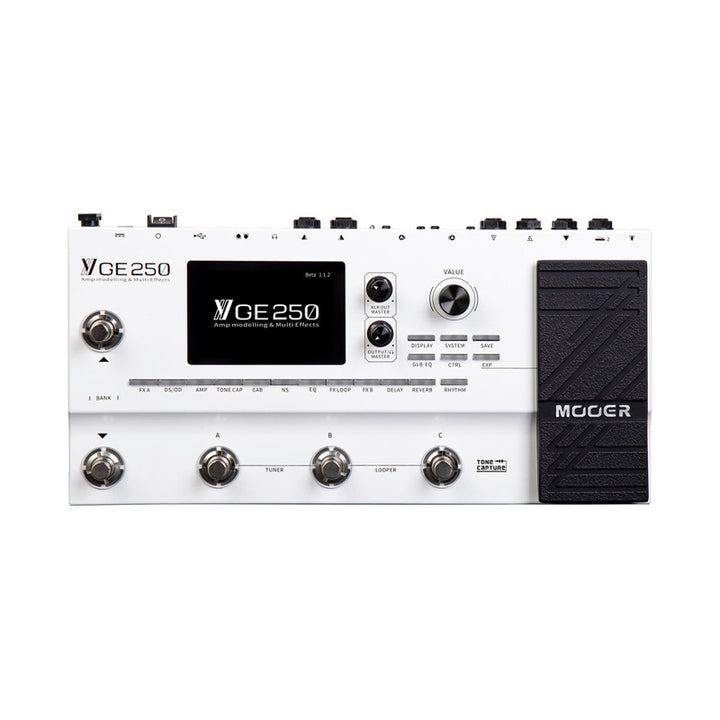 MOOER GE250 Pedaliera Multi Effetto e Modellatore di Amplificatori per Chitarra Usato