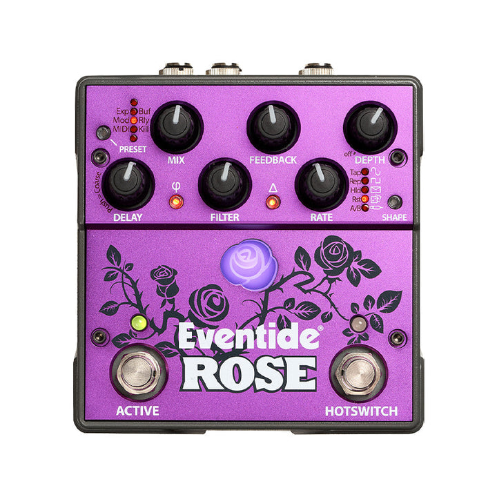 EVENTIDE Rose Delay Pedal Effetto Delay Ibrido Analogico / Digitale MIDI a Pedale