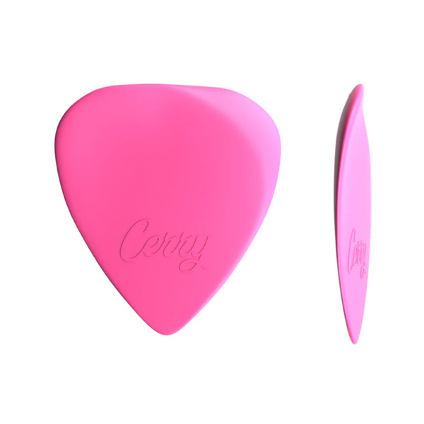 PLICK THE PICK Cerry Nylon Rosa Plettro a Goccia per Chitarra Acustica 0,6 mm