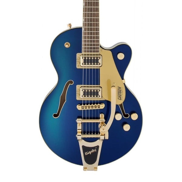 GRETSCH G5655TG Electromatic CB Jr Single Cut with Bigsby LR Azure Metallic Chitarra Semiacustica con Tremolo
