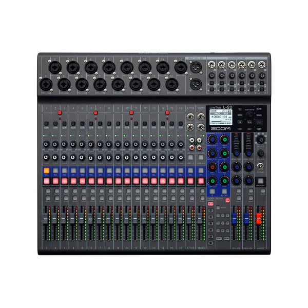 ZOOM LiveTrak L-20 Mixer Digitale 20 Input con 22 Tracce di Registrazione