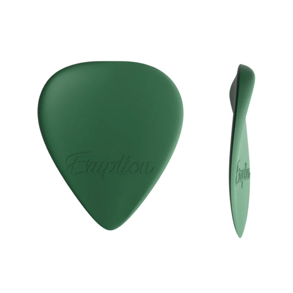 PLICK THE PICK Eruption Nylon Verde Menta Plettro a Goccia per Chitarra Elettrica 0,6 mm