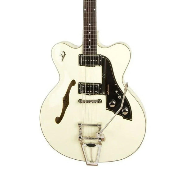 DUESENBERG Fullerton TV Vintage White Semi-Acoustic Guitar