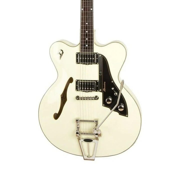 DUESENBERG Fullerton TV Vintage White Semi-Acoustic Guitar Usato