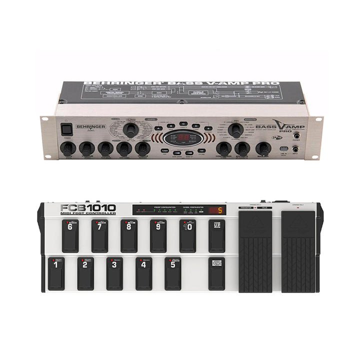 BEHRINGER Bass V-AMP Pro Multieffetto Rack 19" per Basso c/ FCB1010 MIDI Foot Controller Usato