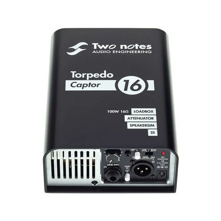 TWO NOTES Torpedo Captor 16 Attenuatore di Potenza Reattivo e Direct Box 16 Ohm 100W