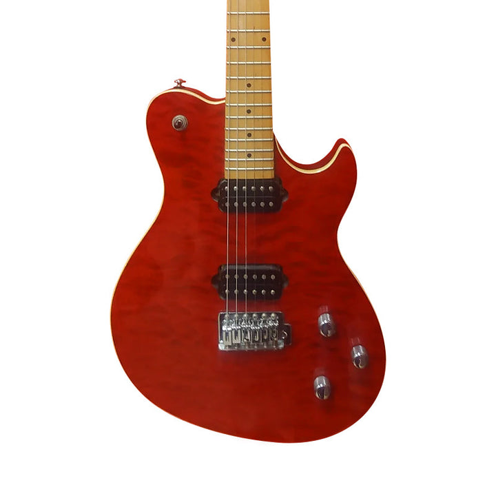 SAMICK GREG BENNETT Fastback FB-1 Transparent Red Electric Guitar Usato