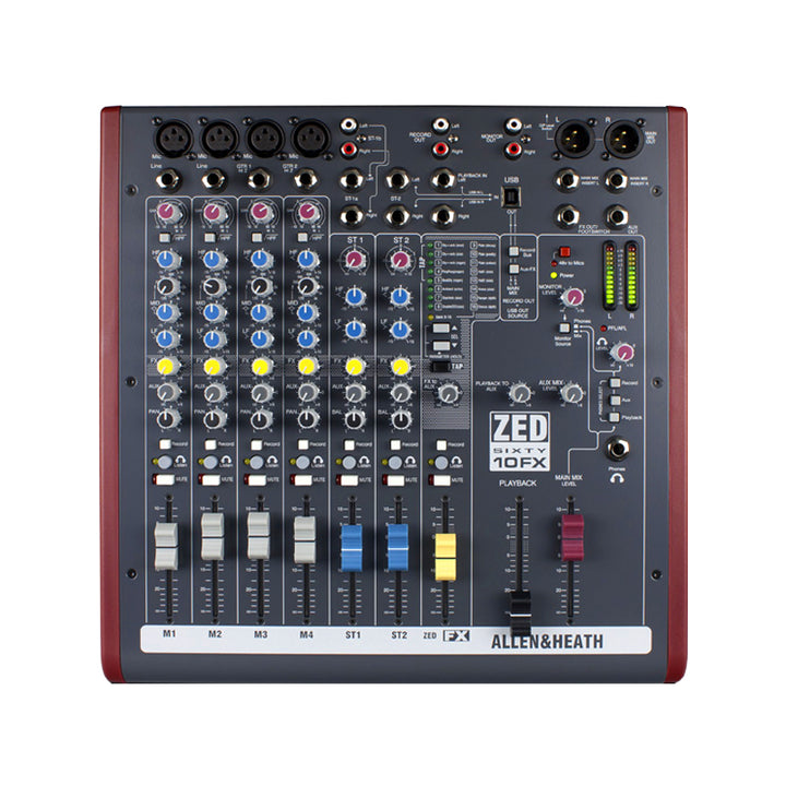 ALLEN & HEATH ZED60-10FX Mixer USB con 10 Ingressi ed Effetti Usato