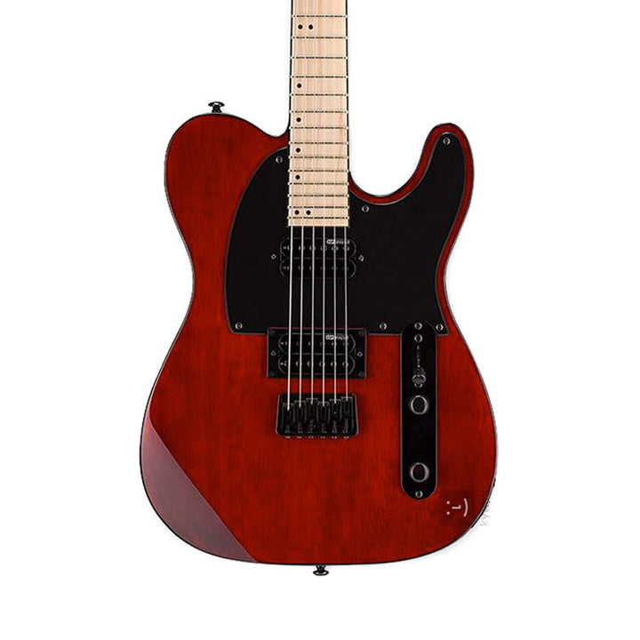 ESP LTD TE-200 Maple STBC See Thru Black Cherry Electric Guitar Usato