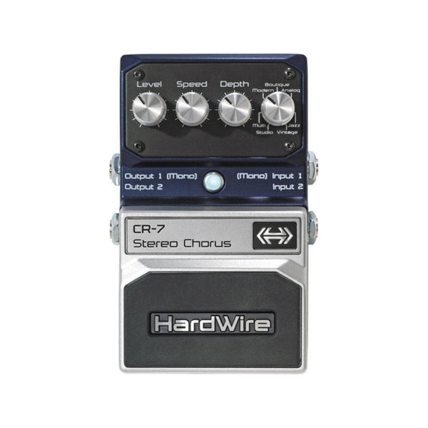 DIGITECH HardWire CR-7 Stereo Chorus Guitar Effect Pedal Usato
