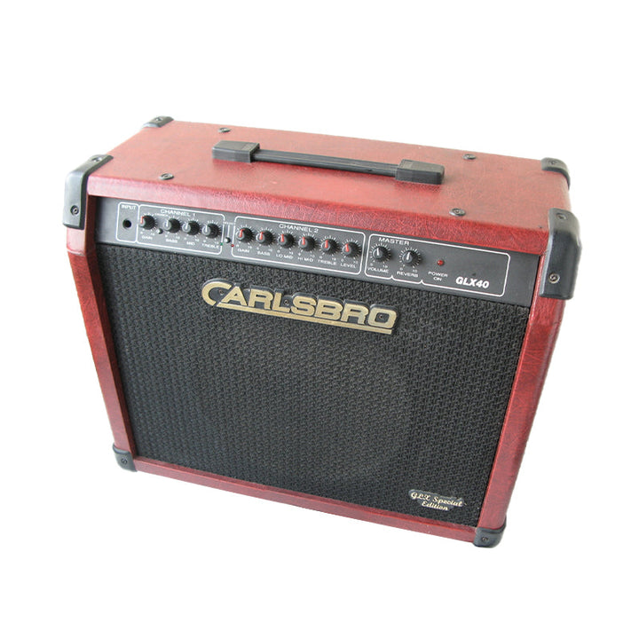 CARLSBRO GLX-40 Special Edition Red Leather Guitar Combo Amp 1x12" 40W Usato