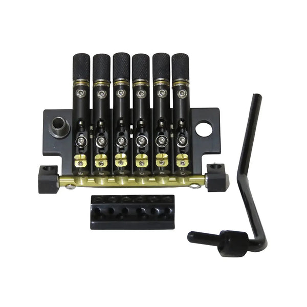 NOVA GUITAR PARTS 6-String Headless Tremolo Bridge Black Ponte per Chitarra Elettrica a 6 Corde Usato