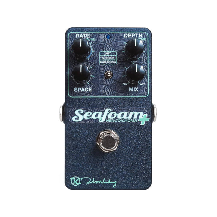 KEELEY Seafoam Plus Vibrato / Chorus Effect Pedal with ADT and Reverb Usato