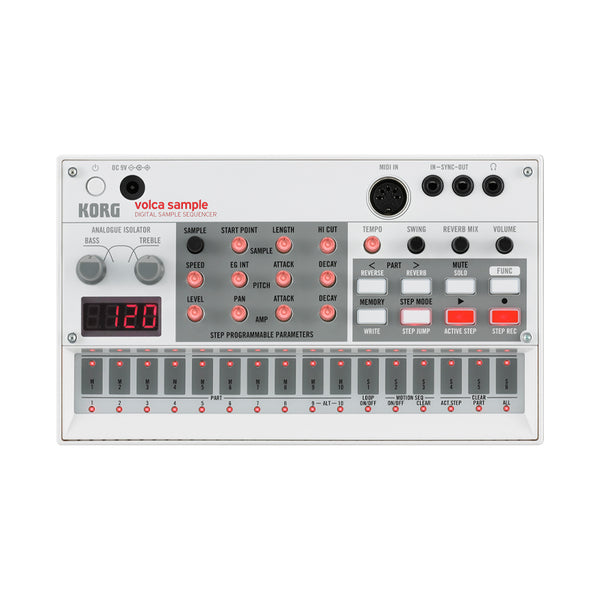 KORG Volca Sample Digital Sample Sequencer Synthesizer Usato