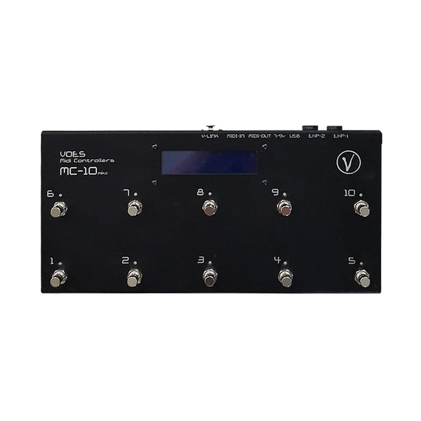 VOES MC-10 MK2 Black MIDI Foot Controller Pedal Usato