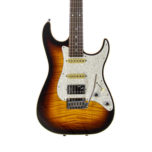 SCHECTER USA Custom Shop SUNSET CUSTOM-HSS-ALDER-R-SV-TVSB Electric Guitar Usato