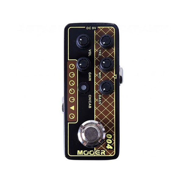 MOOER 004 Day Tripper Based on Vox AC30 2-Channel Preamp Effect Pedal Usato