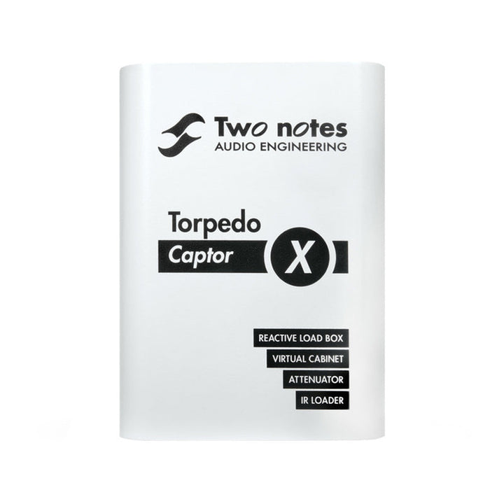 TWO NOTES Torpedo Captor X Attenuatore di Potenza Reattivo, Load Box, DI-Box e Simulatore di Cabinet 8 Ohm 100W