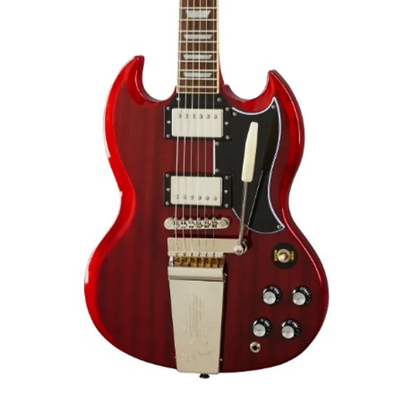 EPIPHONE SG Standard '61 Maestro Vibrola Vintage Cherry Electric Guitar [Usato]