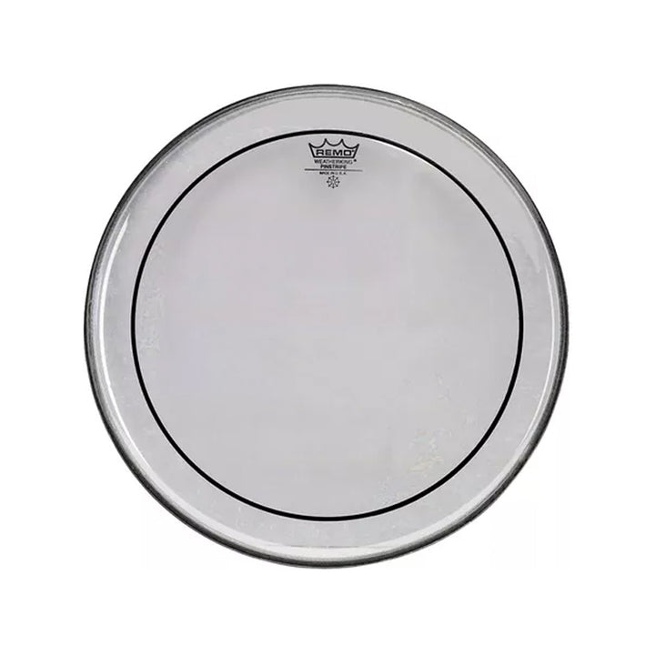 REMO P308BE Pinstripe Clear 8" Pelle Trasparente per Tom
