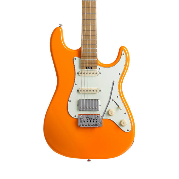 SCHECTER Nick Johnston Traditional HSS Atomic Orange Electric Guitar Usato