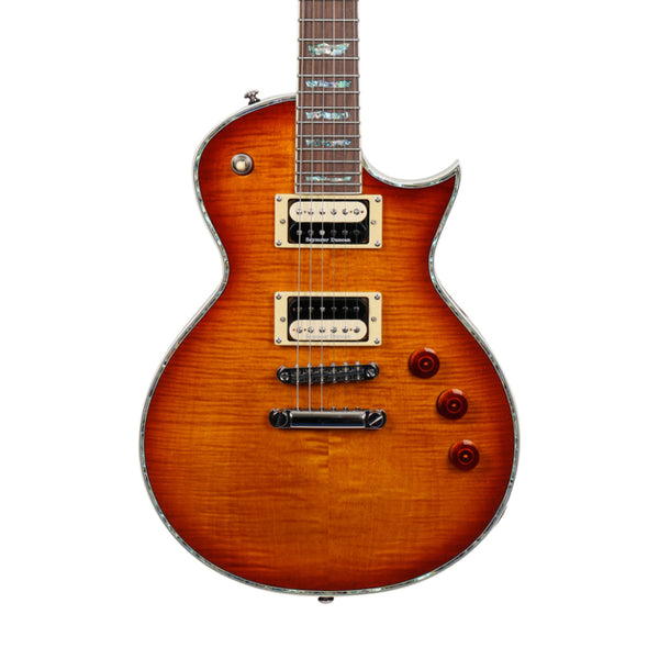 ESP LTD EC-1000FM Amber Sunburst Electric Guitar Usato