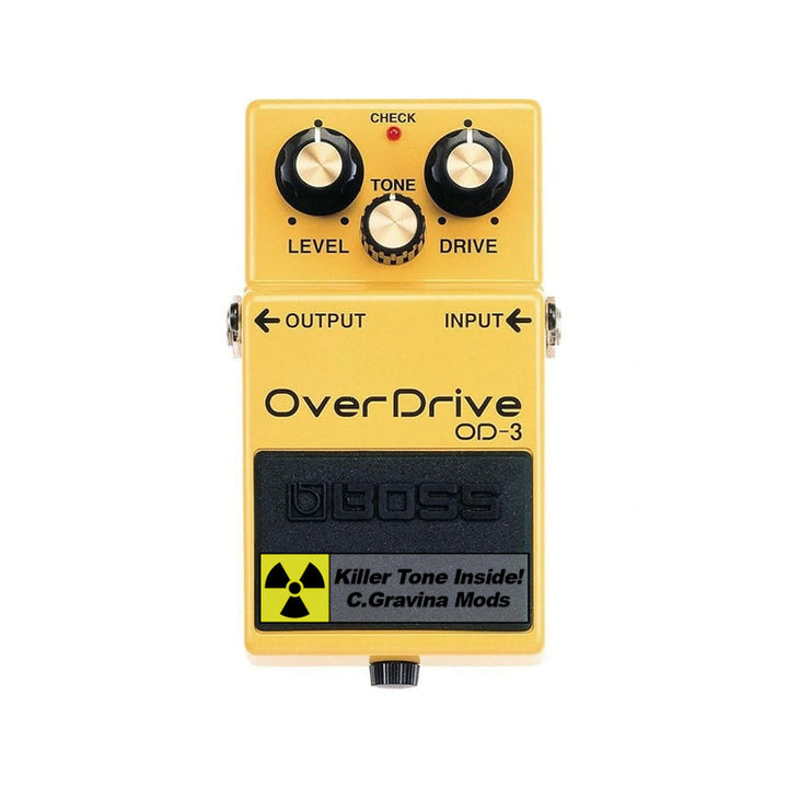 BOSS OD-3 OverDrive Guitar Effect Pedal w/ MOD C.Gravina “Killer Tone Inside!” Usato