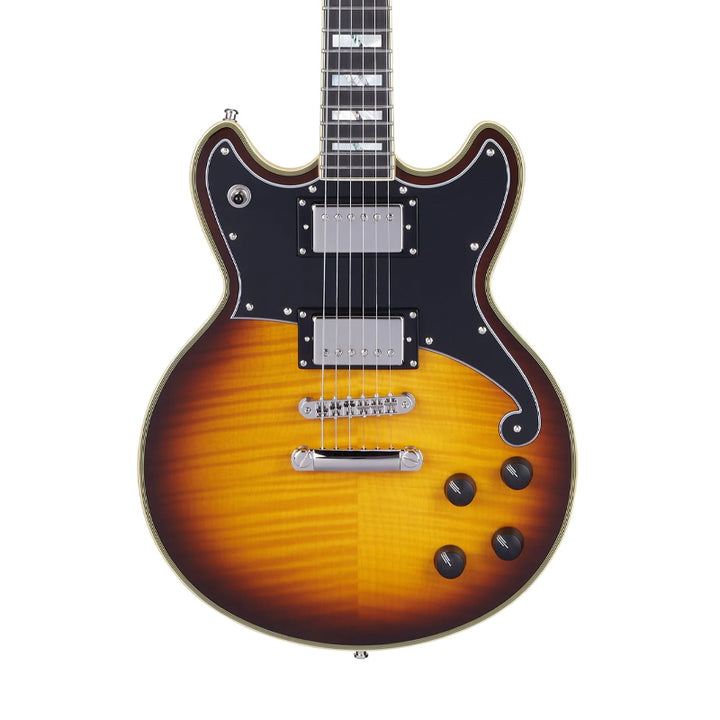 D'ANGELICO Deluxe Brighton Vintage Sunburst Electric Guitar Usato