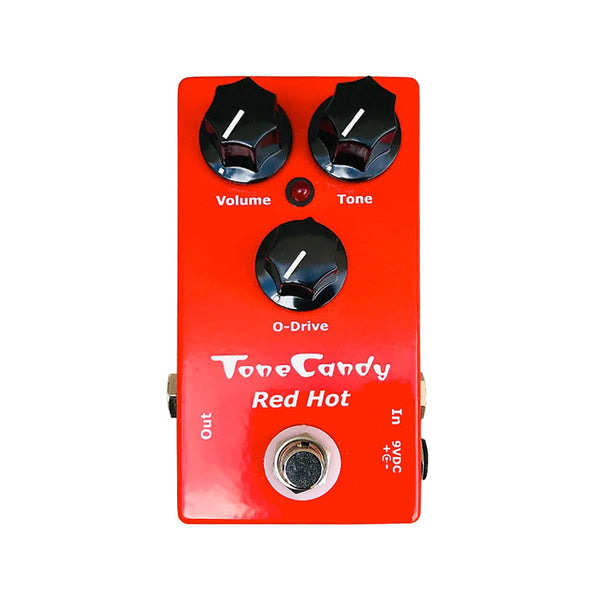 TONE CANDY Red Hot Drive Pedal Overdrive Usato