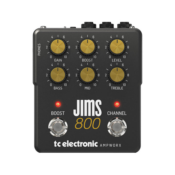 TC ELECTRONIC Ampworx JIMS 800 Preamp Emulatore Amplificatore Valvolare JCM800 a 2 Canali Effetto a Pedale per Chitarra Usato