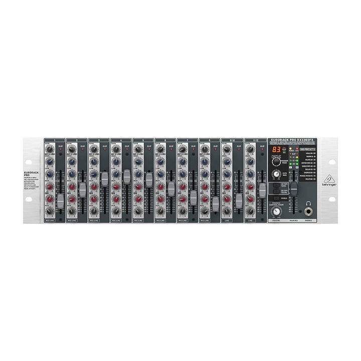 BEHRINGER RX1202FX Mixer Passivo 12 Canali 3U Rack con Effetti 24 Bit Usato