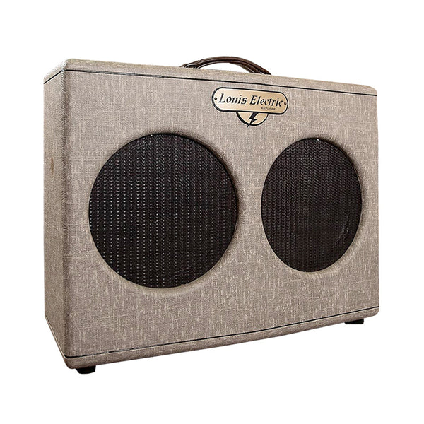 LOUIS ELECTRIC Gattone Rare Boutique Valve Combo Guitar Amp 2x10" 35W w/ Eminence Ramrod Red Coat Chitarra Speakers Usato