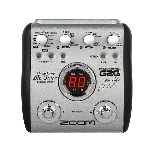 ZOOM G2G George Lynch Mr. Scary Signature Edition Multi-Effects Guitar Pedal Usato