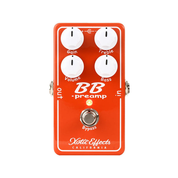 XOTIC BB Preamp V1.5 Overdrive / Preamp Effect Pedal with Active 2-band EQ Usato