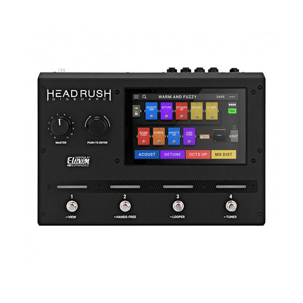 HEADRUSH Gigboard Processore Multieffetto con Interfaccia Audio USB 24-bit/96kHz e Possibilità di Re-Amp Usato