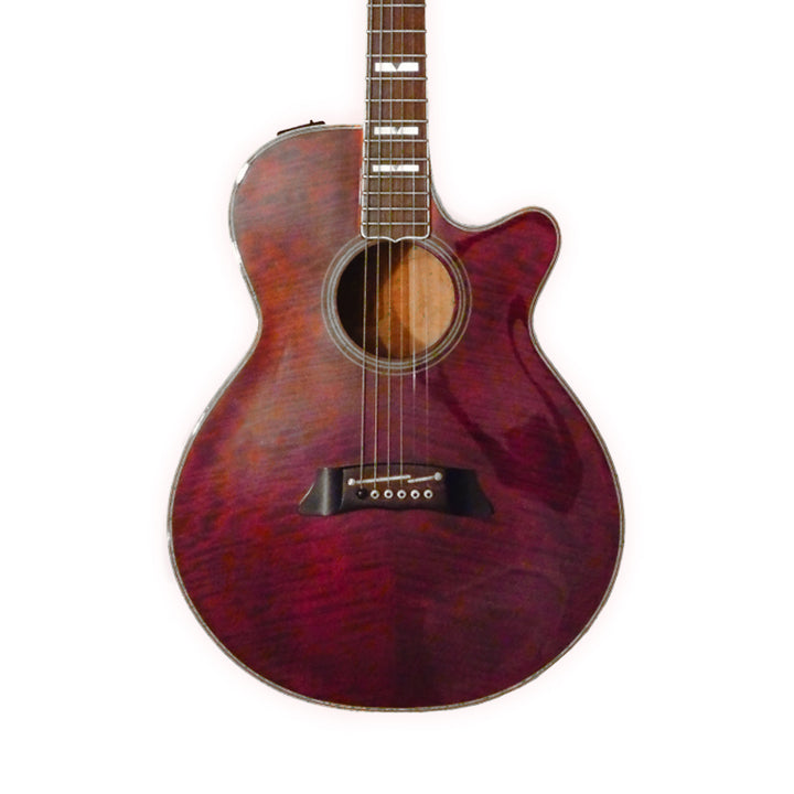 TAKAMINE EF LTD 88 Limited Edition Black Cherry 1988 Chitarra Acustica Amplificata Made in Japan Vintage