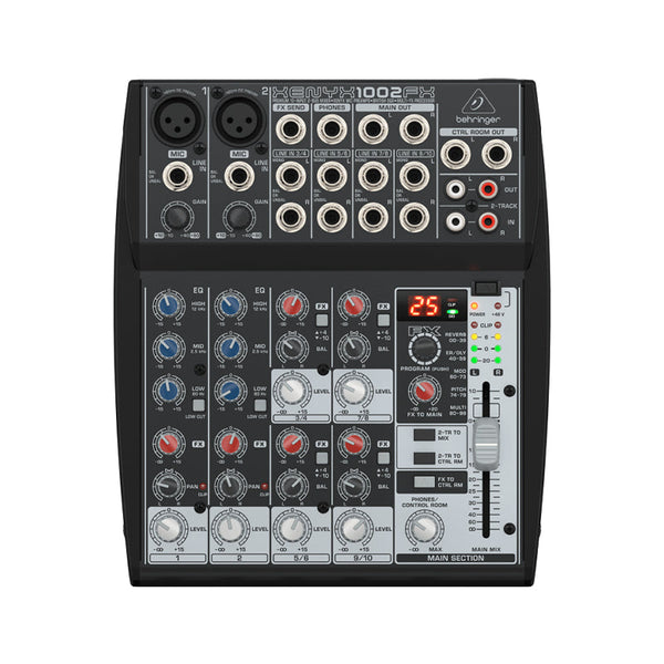 BEHRINGER Xenyx 1002FX Mixer Passivo 10 Ingressi con Effetti Usato