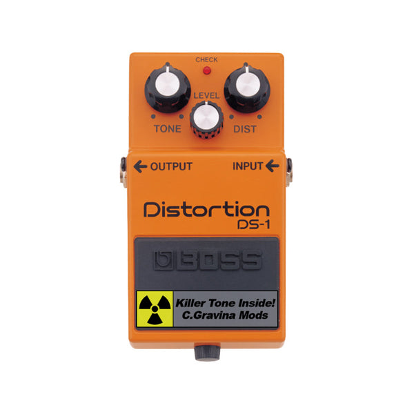 BOSS DS-1 Distortion Effetto Distorsione a Pedale per Chitarra e Tastiere c/ MOD C.Gravina “Killer Tone Inside!” Usato