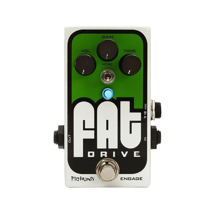 PIGTRONIX Fat Drive Analog Overdrive Effect Pedal Usato