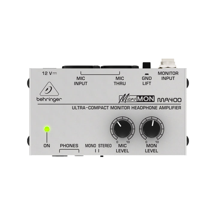 BEHRINGER MA400 MicroMon Silver Preamplificatore per Cuffie Usato