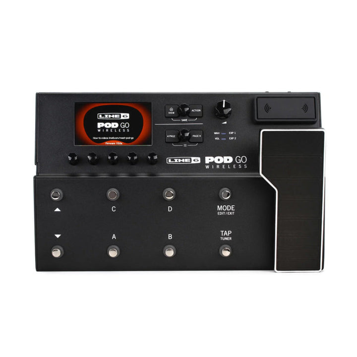 LINE 6 POD Go Wireless Pedaliera Multi-Effetto Wireless con Modellatore di Ampli, Pedale d'Espressione e Interfaccia Audio USB Usato